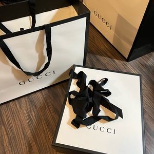 Gucci big box and shopping bag!